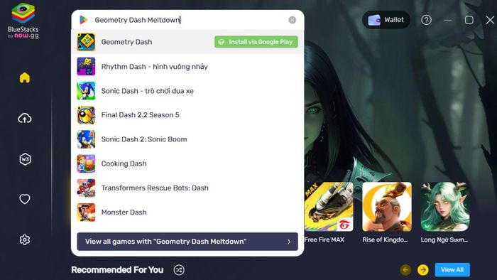 Hướng dẫn tải Geometry Dash Meltdown, bước 2