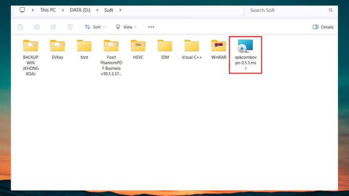 Hướng dẫn tải và cài đặt APKCombo VPN trên PC - bước 2