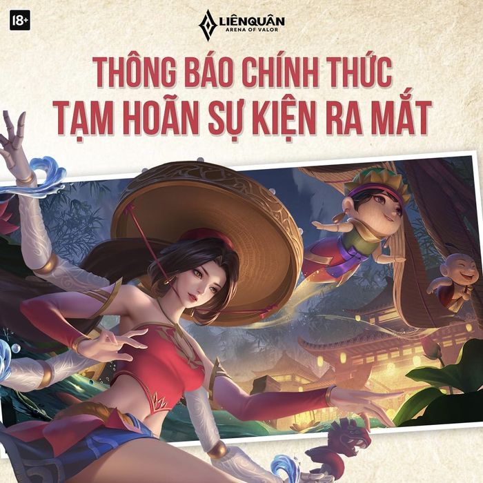 Hoãn lại sự kiện ra mắt skin Kahlii Rối Nước Vũ Đình