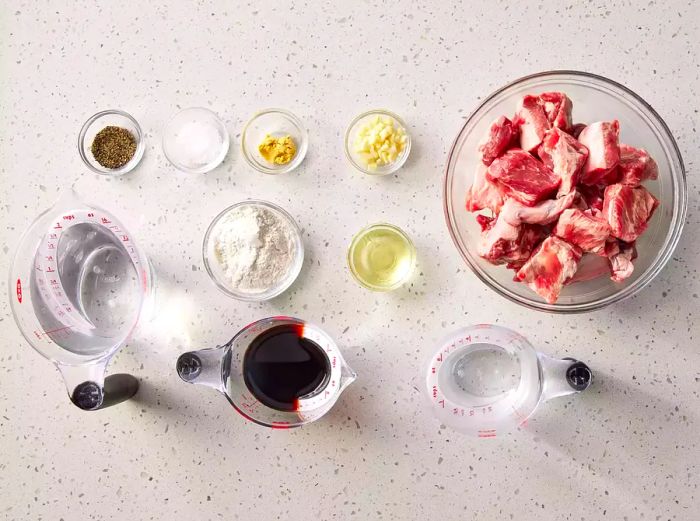 Ingredients for Mom's Sweet & Sour Pork Ribs