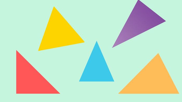 Khám phá các loại hình tam giác