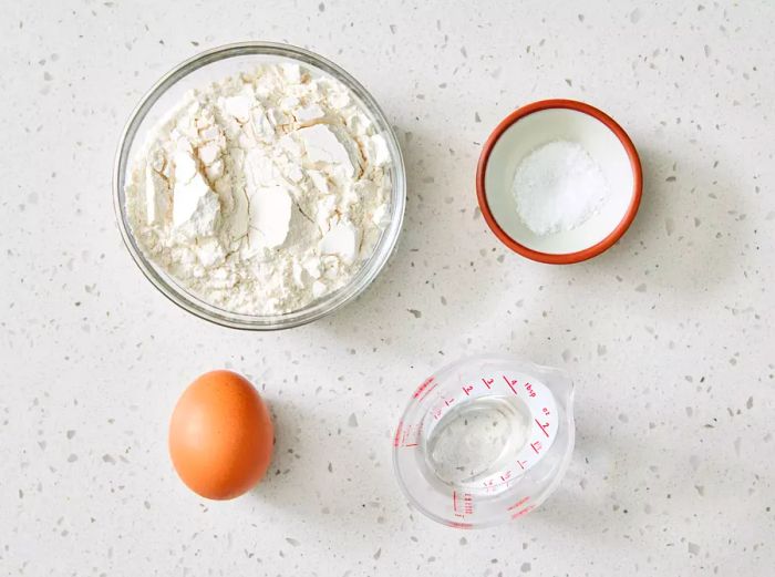 Ingredients for Homemade Pasta