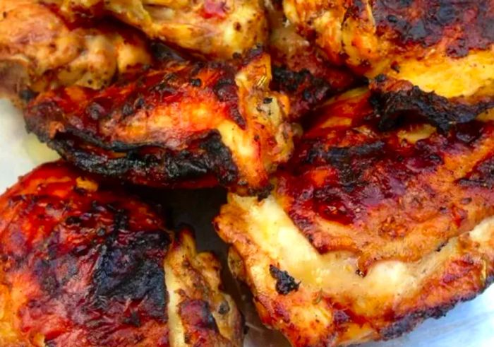 Lemon Yogurt Grilled Chicken