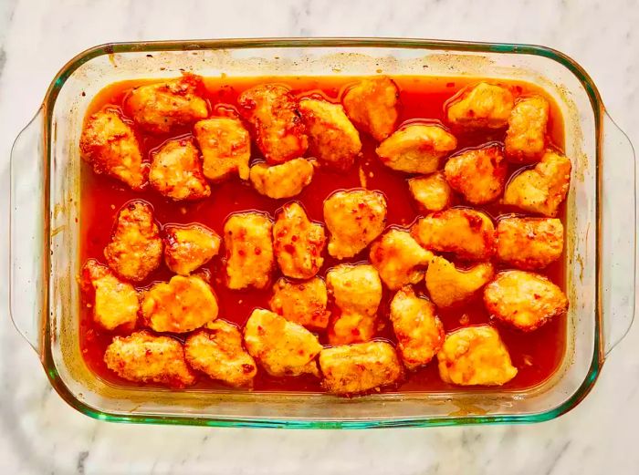 Oven-baked Firecracker Chicken