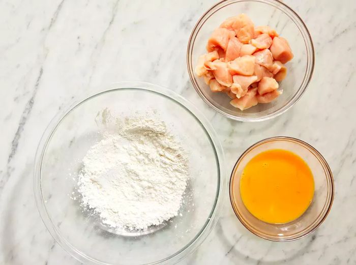 Ingredients for Firecracker Chicken