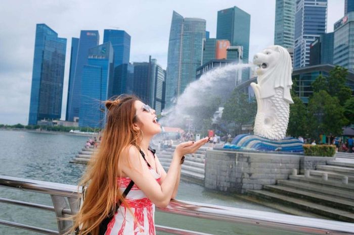 Tham quan Merlion Park