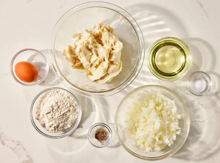 Ingredients for Classic Potato Cakes