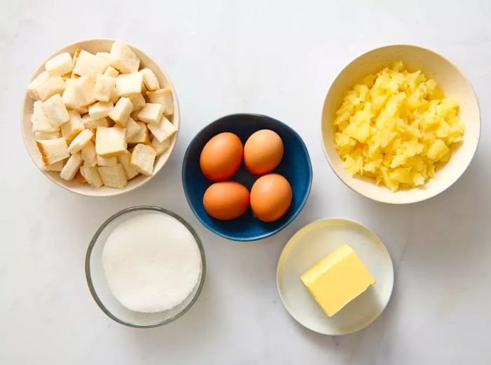 Ingredients for Pineapple Stuffing