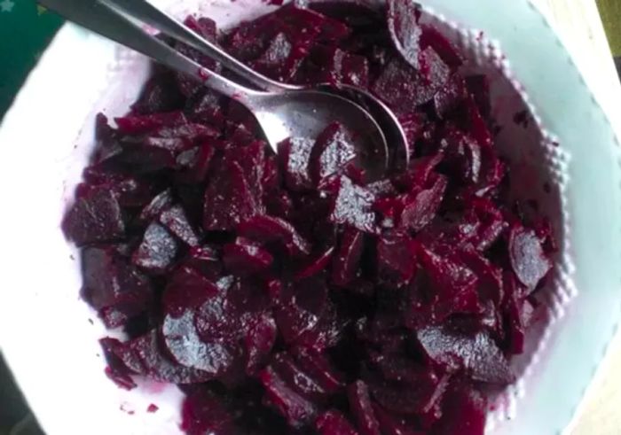 German Beet Salad with Caraway Seeds