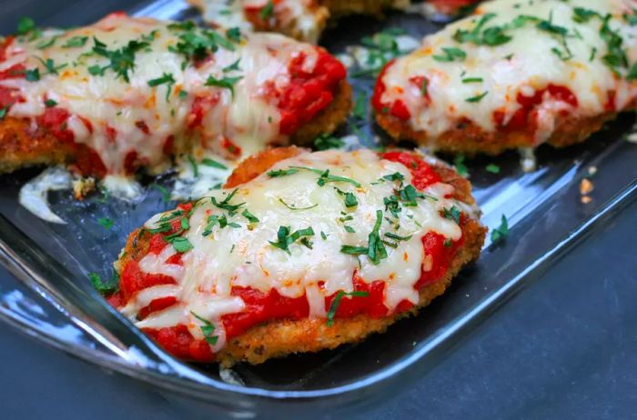 Panko-Crusted Pork Parmigiana