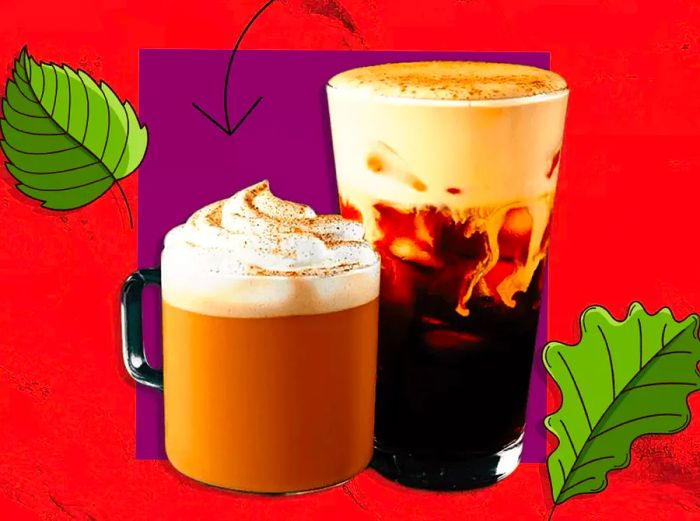 Starbucks Pumpkin-Flavored Drinks