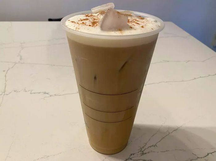 Homemade Starbucks Pumpkin Cream Cold Foam