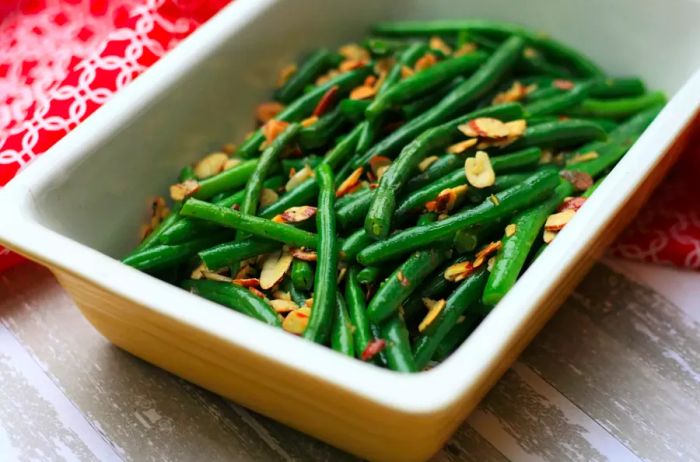 Green Beans Almondine