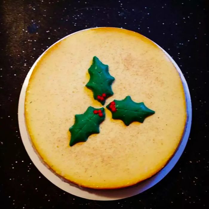 Kim's Eggnog Cheesecake