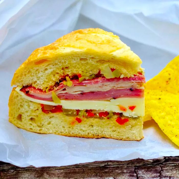 Authentic New Orleans Muffuletta