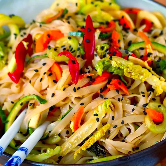 Thai-Inspired Rice Noodle Salad