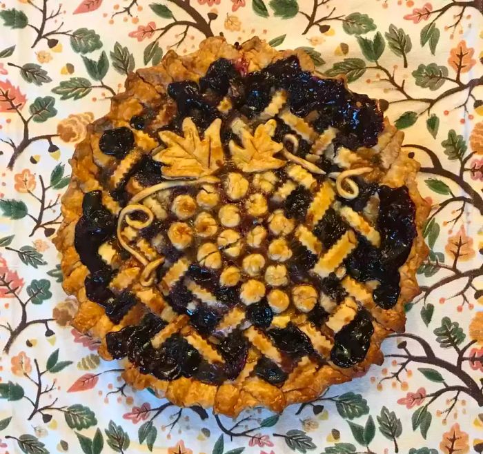 Concord Grape Pie