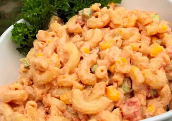 Quick Mexican Macaroni Salad