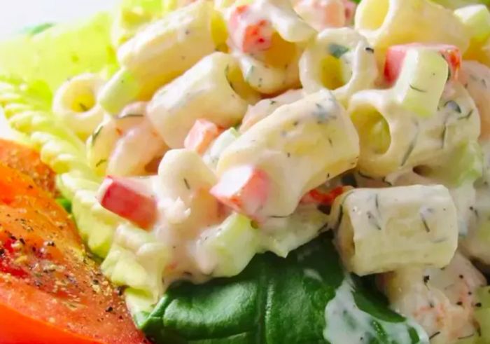 Herbed Shrimp Macaroni Salad