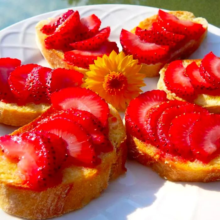 Strawberry Crostini