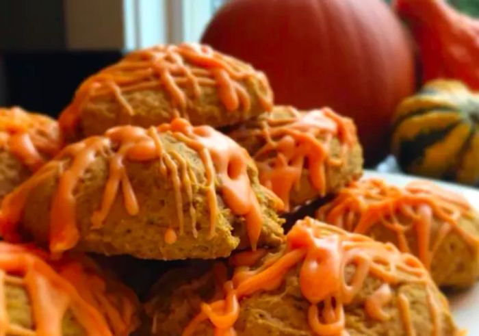 Iced Pumpkin Cookies