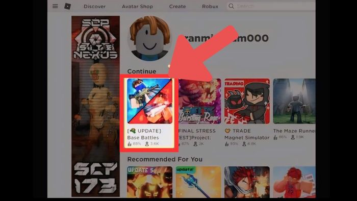 Hướng dẫn nhập mã code Element Battles - bước đầu tiên