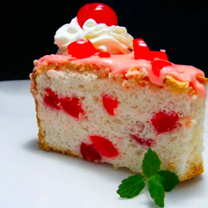 Cherry Angel Food Cake