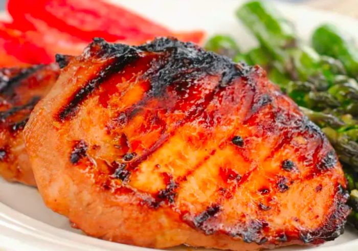 Sweet Grilled Southwestern Pork Chops