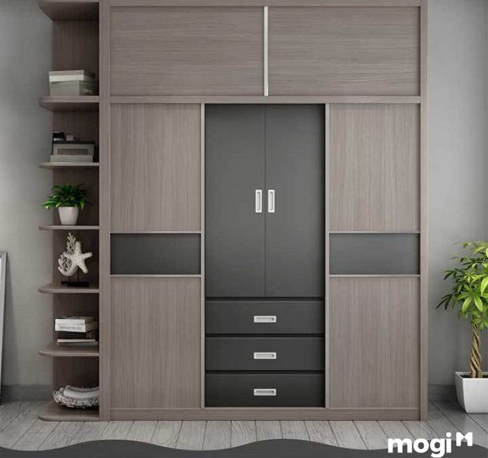 Thông số kích thước tủ quần áo 4 buồng