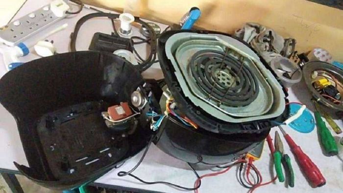 Vấn đề với bo mạch điện tử trong nồi chiên không dầu