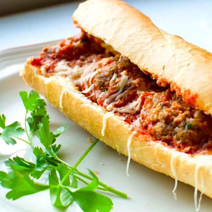 Meatball Sub Sandwich