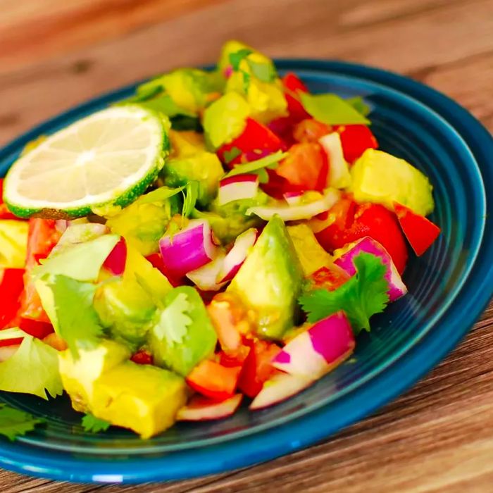 Persian-Style Tomato Avocado Salad