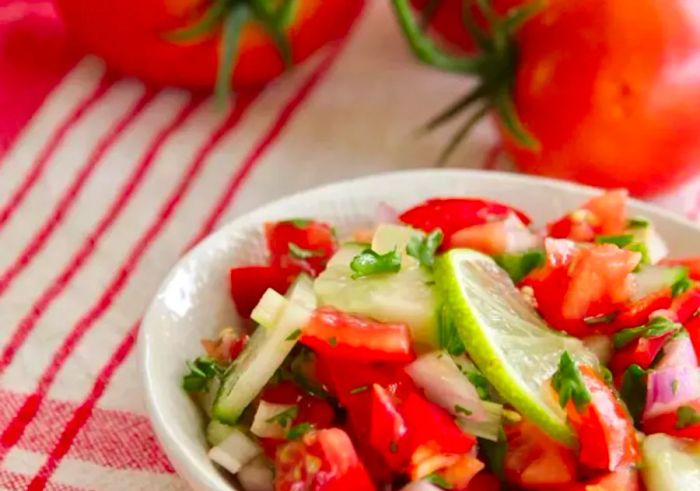 Vinagrete (Brazilian Tomato Slaw)