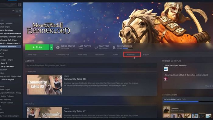 Hướng dẫn tải Mount & Blade II Bannerlord - bước 2