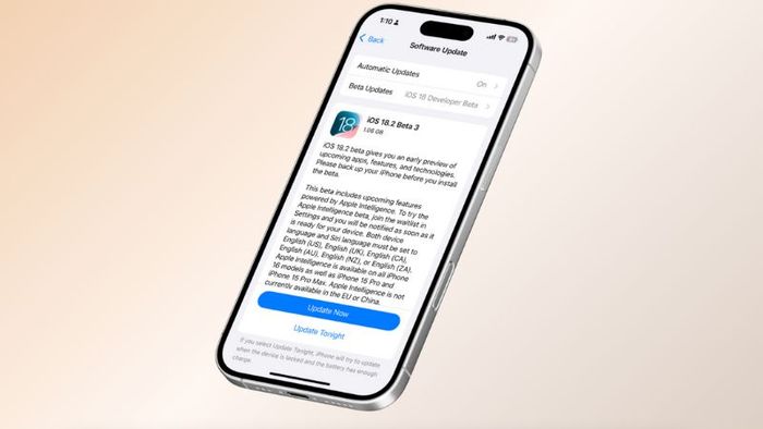 Lễ ra mắt iOS 18.2 sắp diễn ra