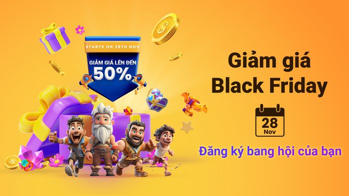 Khám phá cơ hội giảm giá lên tới 50% khi mua sắm tại Cửa hàng BlueStacks nhân dịp Black Friday!