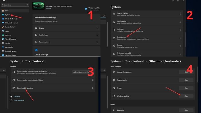 Khắc phục lỗi 0x80070643 - Sử dụng công cụ Windows Update Troubleshooter