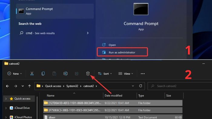 Khắc phục lỗi 0x80070643 - Đặt lại thư mục Catroot2