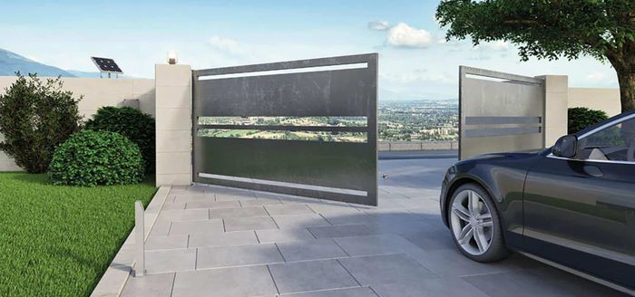 Cổng tự động tại H&agrave; Nội