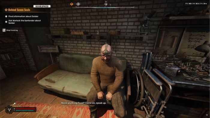 Lens - NPC kỹ thuật trong STALKER 2