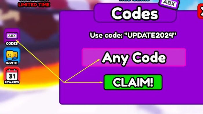 Hướng dẫn nhập mã code Click For UGC - bước 2
