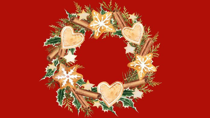Cách vẽ vòng nguyệt quế Noel dễ dàng và đẹp mắt