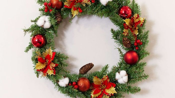 cách làm vòng nguyệt quế Noel