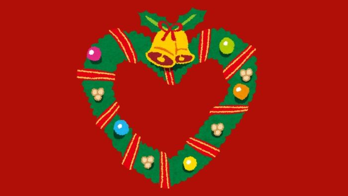 Vòng nguyệt quế Noel làm từ len