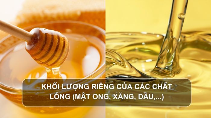 Công thức để tính khối lượng riêng