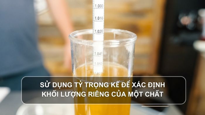 Công thức tính khối lượng riêng