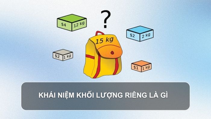 công thức tính khối lượng riêng