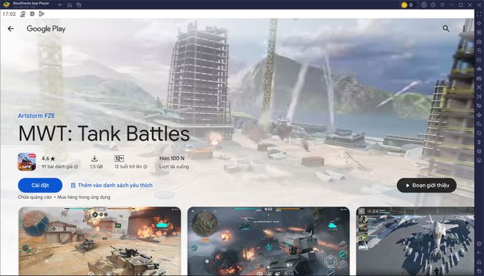 Hãy tham gia vào những trận chiến xe tăng hoành tráng khi chơi MWT: Tank Battles trên PC với BlueStacks.