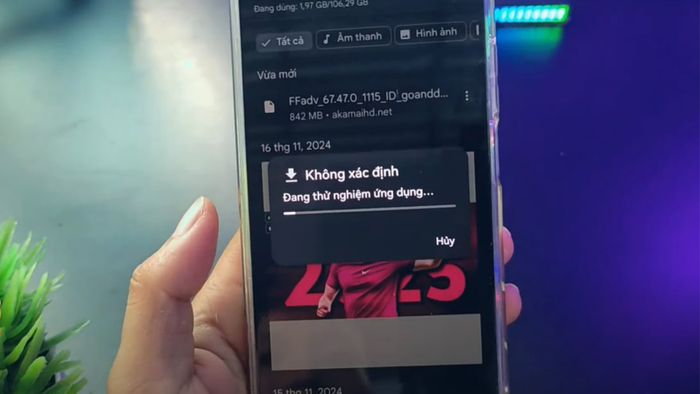 Hướng dẫn cài đặt game Free Fire OB47 - Bước 1