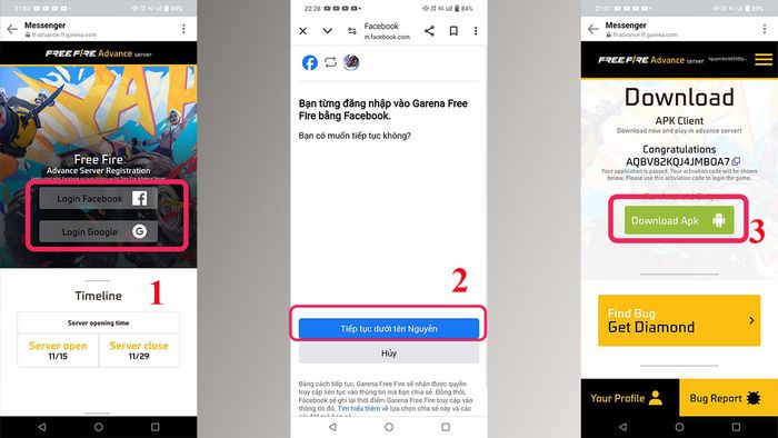 Hướng dẫn tải Free Fire OB47